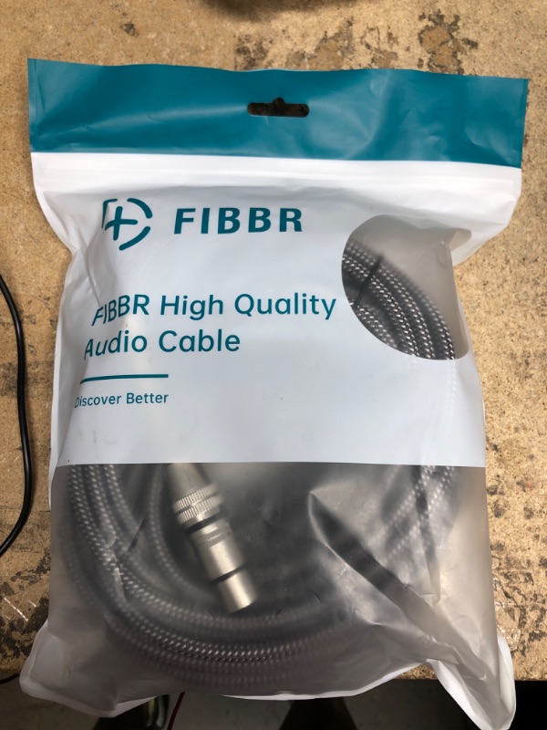 Photo 2 of FIBBR XLR CABLE 33FT 2PACK SPEAKER SYSTEMS 