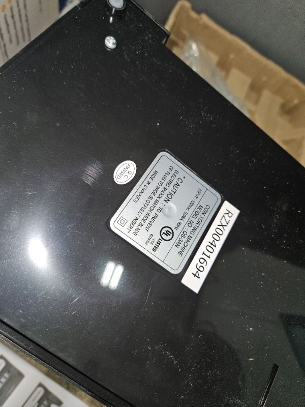 Photo 1 of (MISSING 1 PAPER + PLASTIC COIN SLEEVE) Royal Sovereign 1 Row Electric Coin Sorter/Counter with Patented Anti-Jam Technology (QS-3AN)