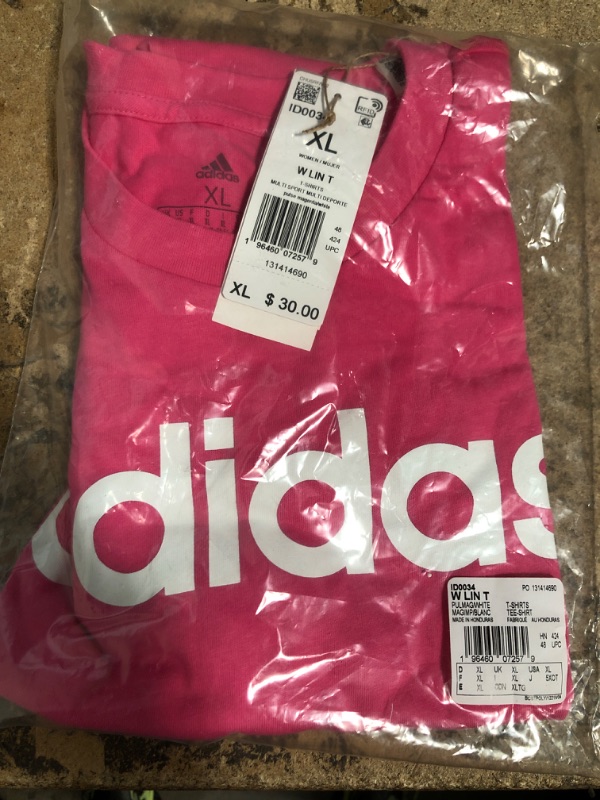 Photo 1 of Adidas Women's Essentials Slim Logo Tee PINK  XL 