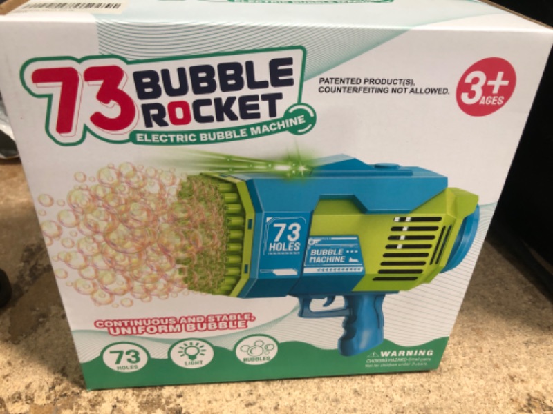 Photo 1 of 73 bubble rocket electric bubble machine 