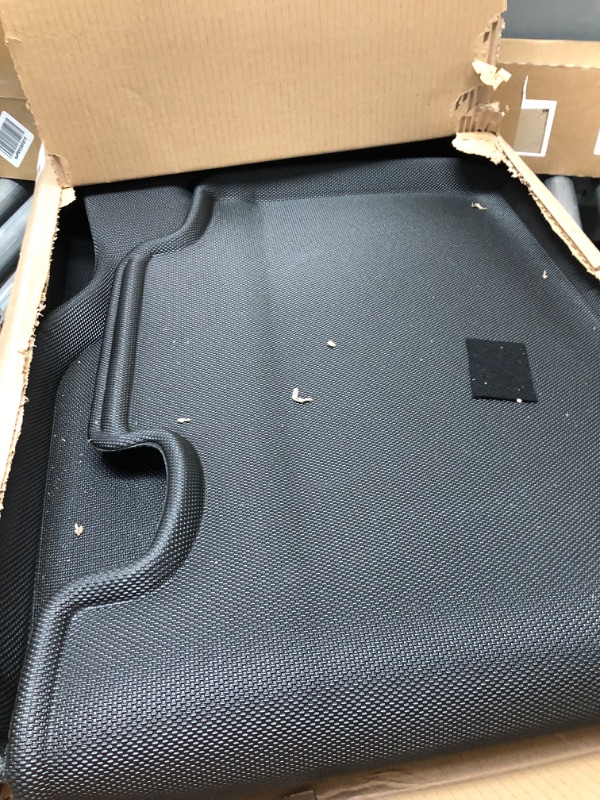 Photo 2 of 3D MAXpider All-Weather Floor Mats for Tesla Model Y 2021-2023 Custom Fit Floor Liners, Kagu Series (1st & 2nd Row)