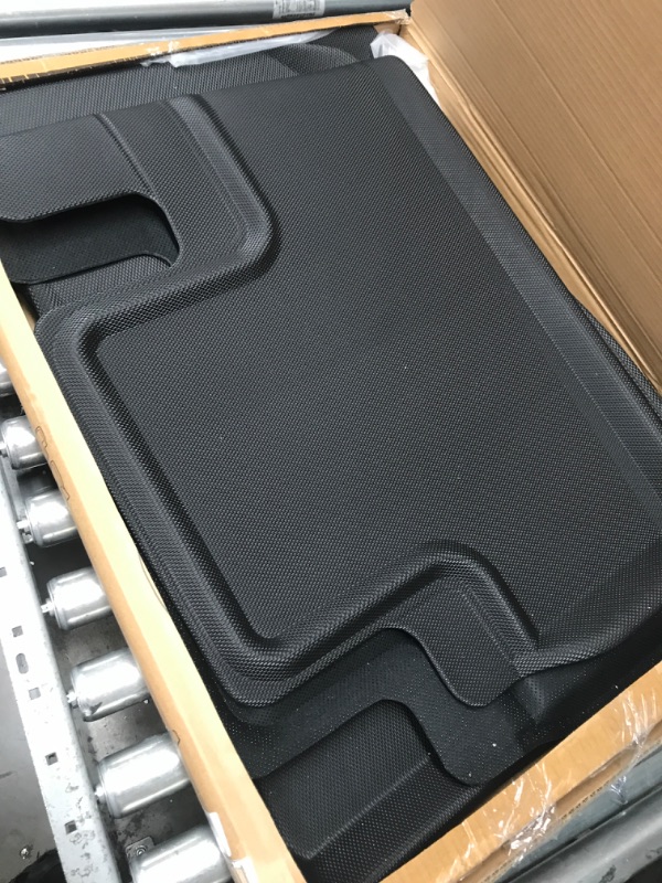 Photo 2 of TAPTES Floor Mats for Tesla Model 3, Premium All Weather Anti-Slip Waterproof Floor Liners Car Interior Accessories - Compatible with Model 3 2023 2022 2021 2020 2019 2018 2017 (3 Pcs for 2017-2023)