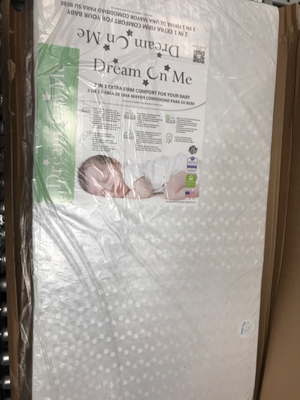 Photo 1 of Dream On Me Breathable Foam Crib and Toddler Bed Standard Mattress.
