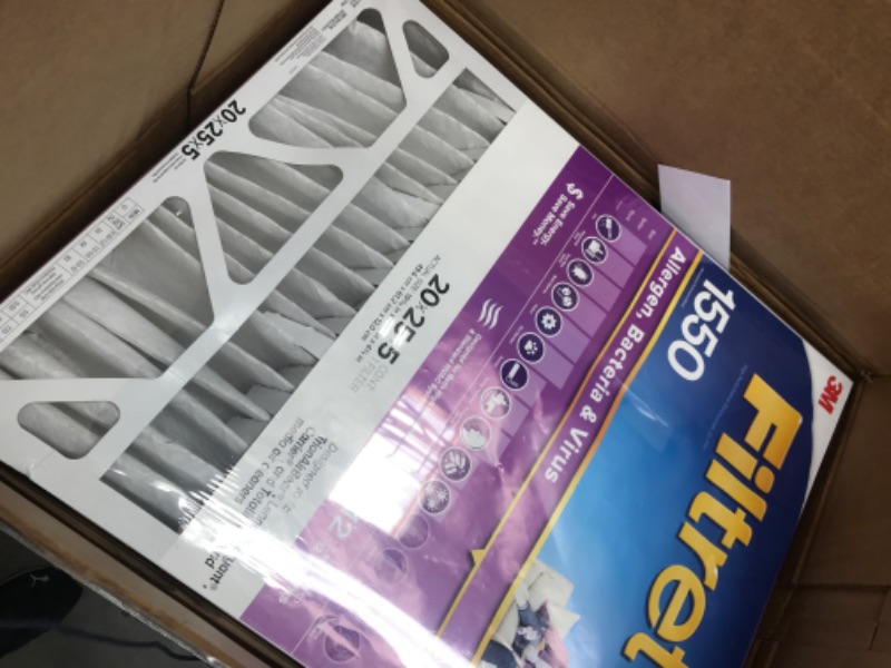 Photo 2 of 3M Filtrete Ultra Allergen Healthy Living Deep Pleat Furnace Filter