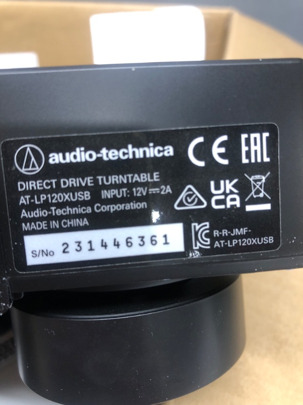 Photo 4 of Audio-Technica AT-LP120XUSB-BK Direct-Drive Turntable (Analog & USB), Fully Manual, Hi-Fi, 3 Speed, Convert Vinyl to Digital, Anti-Skate and Variable Pitch Control Black