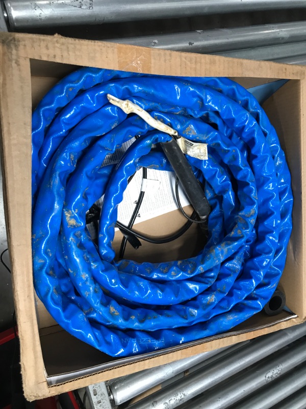 Photo 2 of Camco Heated Drinking Water Hose, - 20° F, 50-Foot, 5/8-Inch ID (22912-A) 50' Cold Weather (Freeze Protection to - 20?F) Frustration-Free Packaging