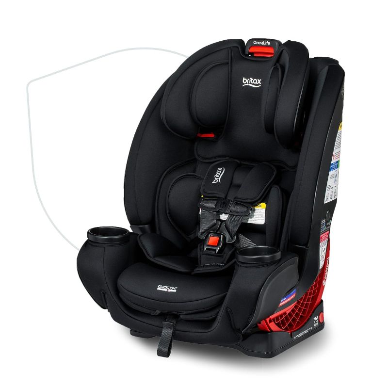 Photo 1 of ******NO MODEL DATE*******Britax One4Life Convertible Car Seat, 10 Years of Use from 5 to 120 Pounds, Converts from Rear-Facing Infant Car Seat to Forward-Facing Booster Seat, Machine-Washable Fabric, Onyx
