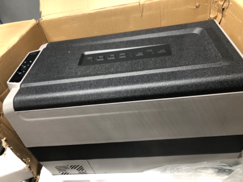 Photo 1 of ***SEE NOTES***Alpicool T50 Dual Temperature Control 12 Volt Refrigerator 53 Quart Portable Car Fridge Freezer (-4°F~68°F) for Truck, RV, Boat, Camping and Travel 50Liter T50