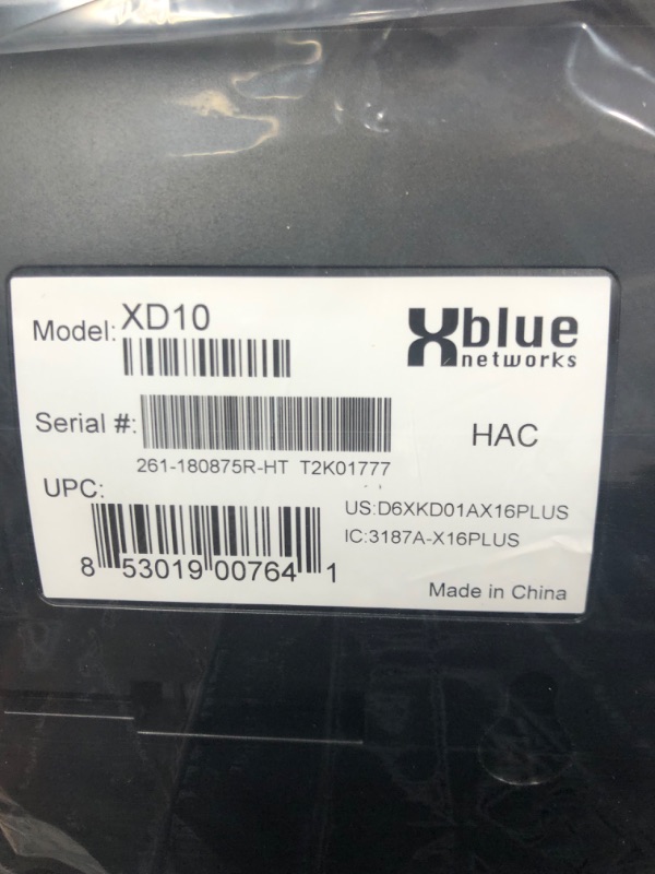 Photo 8 of NEW** XBLUE X16 Plus Small Business Phone System Bundle with (4) XD10 Digital Phones - Capacity is (6) Outside Line & (16) Digital Phones - Includes Auto Attendant, Voicemail, Caller ID, Paging & Intercom X16 Plus (4) Phone System Bundle