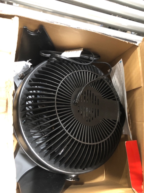 Photo 2 of 12 in. 3 Speed Whole Room Circulator Floor Fan