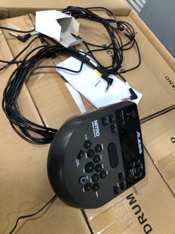 Photo 1 of Alesis Drums Nitro Mesh Kit - Electric Drum Set with USB MIDI Connectivity, Mesh Drum Pads, Kick Pedal and Rubber Kick Drum, 40 Kits and 385 Sounds Nitro Mesh Kit Drum Set Only