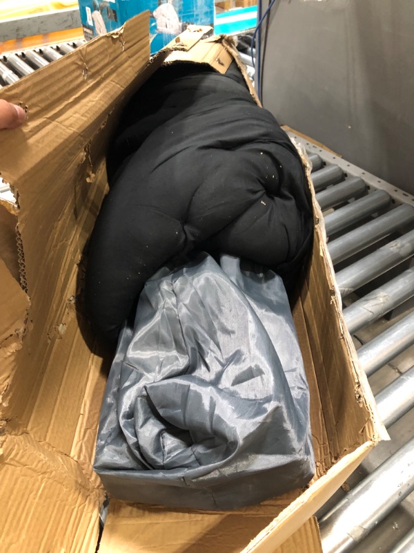 Photo 1 of Slendor Folding Camping Cot for Adults Portable Outdoor Bed Heavy Duty Sleeping Cots for Camp with Pillow and Carry Bag, 1200D Double Layer Oxford, 500 LBS(Max Load) Black