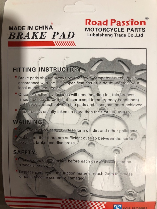 Photo 3 of * used * please see all images * 
Road Passion Front & Rear Brake Pads Set for Harley FLHRCi Road King Classic/FLHTCU-I Electra Glide 