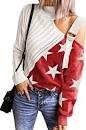 Photo 1 of Happy Sailed Womens Cold Shoulder Sweaters High Neck Long Sleeve Oversized Knitted Jumper Pullover Sweater Tops SIZE XL
