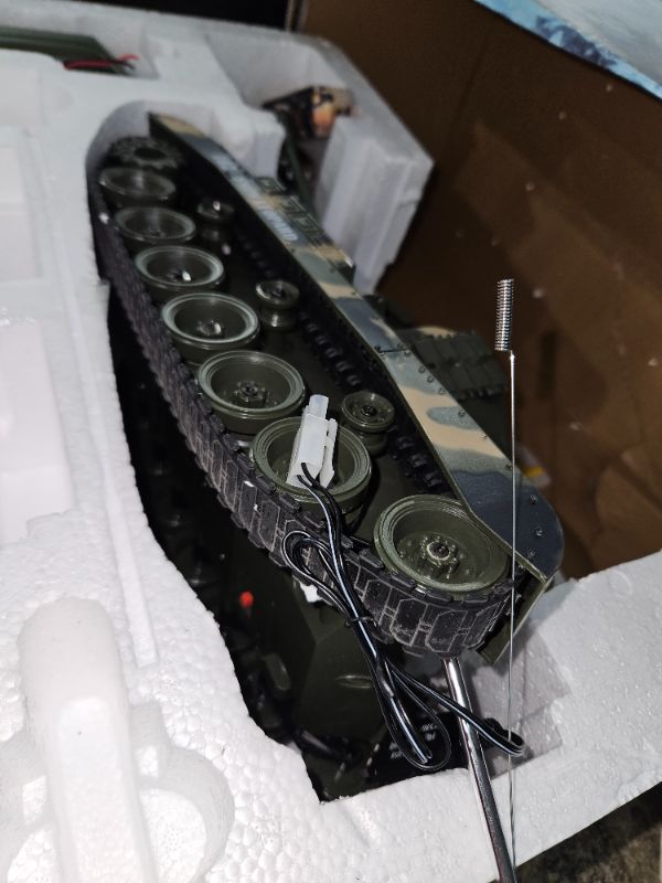 Photo 2 of 1/18 RC Tank That Shoots Airsoft BB's, US Army M26 Pershing Remote Control Military WW2 Tank Vehicle Toy for Adults & Kids with Rotating Turret, Lights, Sounds