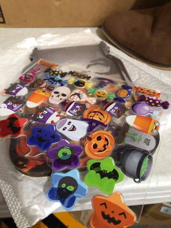 Photo 4 of **SEE NOTES**
7 PACK Halloween Reward Jar with 43 Pcs Acrylic pieces 