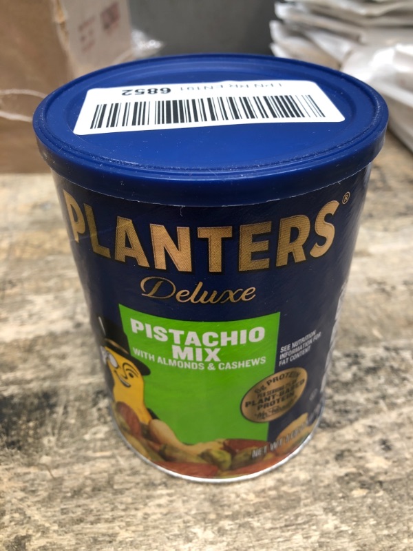 Photo 2 of *4/3/2025* PLANTERS Deluxe Pistachio Mix, 1.15 lb. Resealable Canister - Deluxe Pistachio Mix: Pistachios, Almonds & Cashews Roasted in Peanut Oil with Sea Salt - Kosher, Savory Snack 1.15 Pound (Pack of 1)