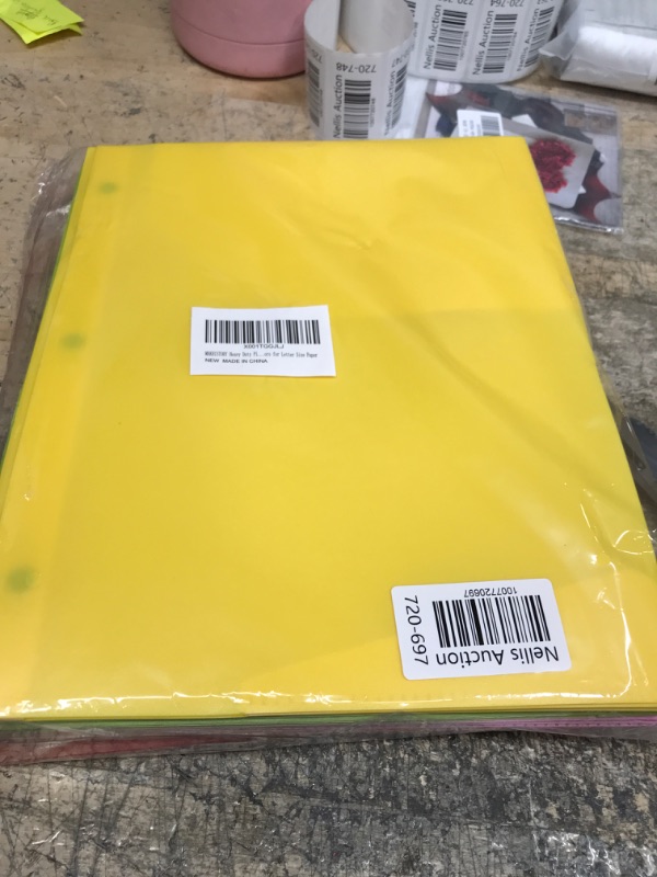 Photo 1 of MAKHISTORY Heavy Duty Plastic Folders with Pockets and Prongs - 12 Pack, Extra Tough Pocket Folders Includes Card Slot, Assorted Bright Colors for Letter Size Paper 12pcs Heavy Duty 2 Pockets with Prongs Pink, Orange, Red, Green, Yellow, Blue