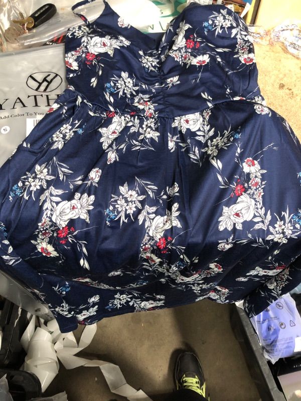Photo 1 of CASUAL DRESS FOR WOMEN SMALL YT090-NAVY FLORAL 