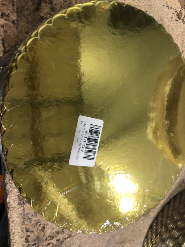 Photo 1 of 25 PK 10INCH STURDY CAKE BASE GOLD 