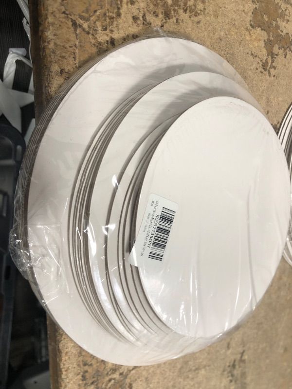 Photo 2 of 30-Pack White Cake Board Rounds,Circle Cardboard Round Base 6,8 and 10 inch, Disposable Coated Cake Plate 10 of Each Size