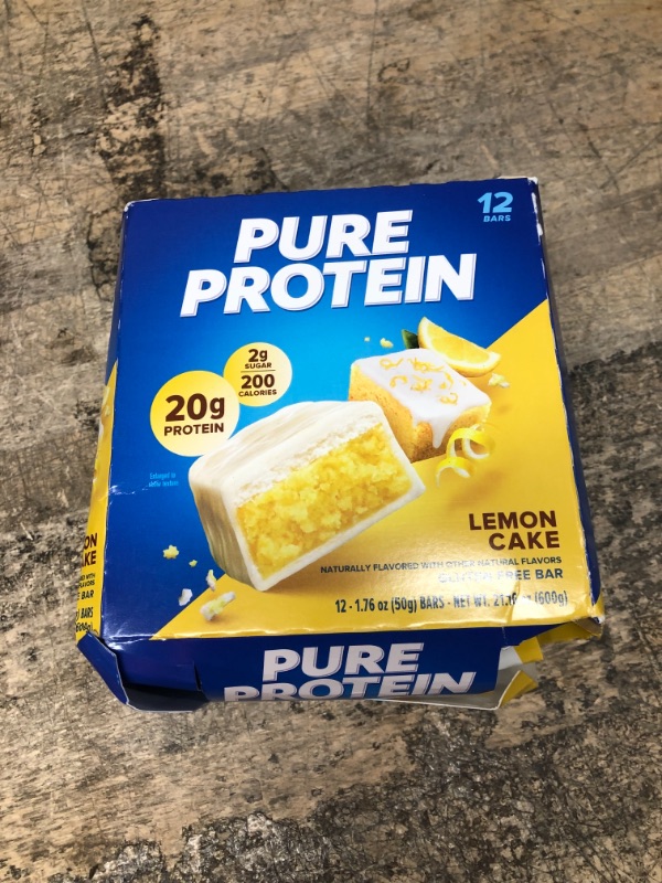 Photo 2 of *7/26/2024* Pure Protein Lemon Cake Bar - 12 ct