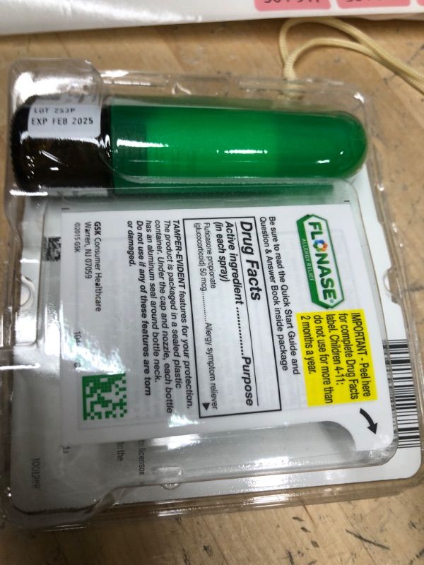 Photo 1 of BB: 02/2025
Flonase Allergy Relief , 24 Hour Non Drowsy Allergy Medicine, Metered Nasal Spray - 72 Sprays