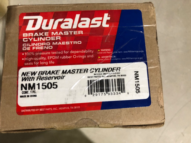 Photo 6 of DURALAST Brake Master Cylinder Compatible with Select Models