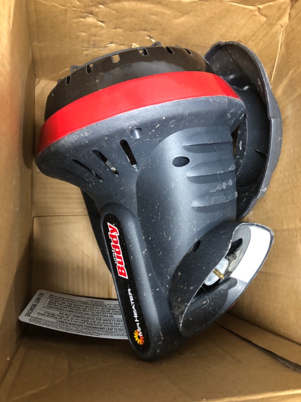 Photo 1 of * damaged propane bottle connection *
3,800 BTU Little Buddy Radiant Propane Space Heater