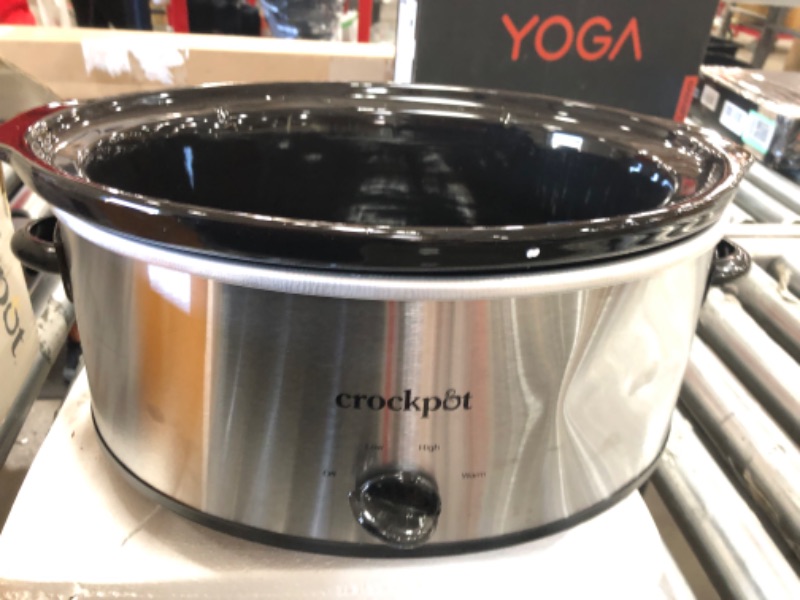 Photo 1 of Crock-Pot 7qt Manual Slow Cooker - Silver SCV700-SS