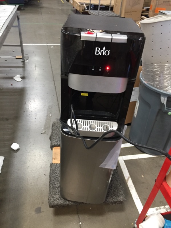 Photo 2 of **DAMAGED**  Brio Bottom Loading Water Cooler Water Dispenser – Essential Series - 3 Temperature Settings - Hot, Cold & Cool Water - UL/Energy Star Approved