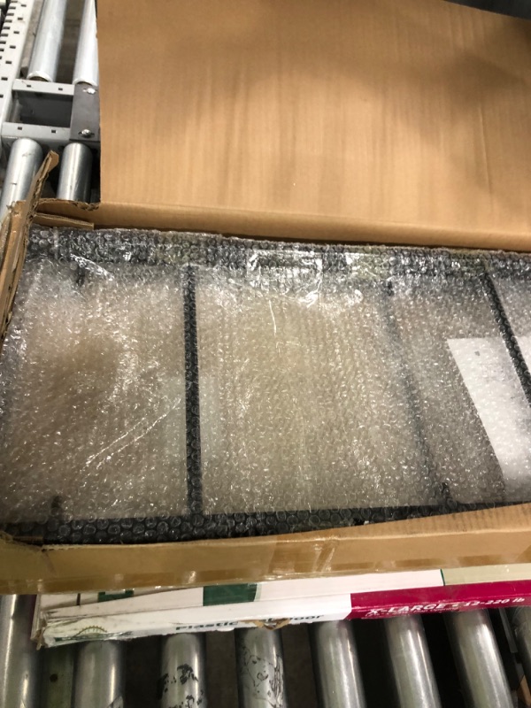 Photo 1 of Crofy Rustic Bookshelf, 4 Tier Real Wood Bookshelf, Metal Book Shelf for Storage, Bookcase for Office Organization and Storage, 12.6 D x 23.62 W x 50.39 H Inches, Black Black 4 Tier