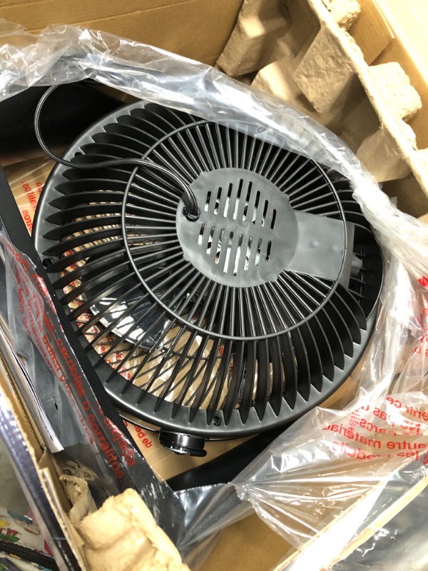 Photo 1 of 12 in. 3 Speed Whole Room Circulator Floor Fan