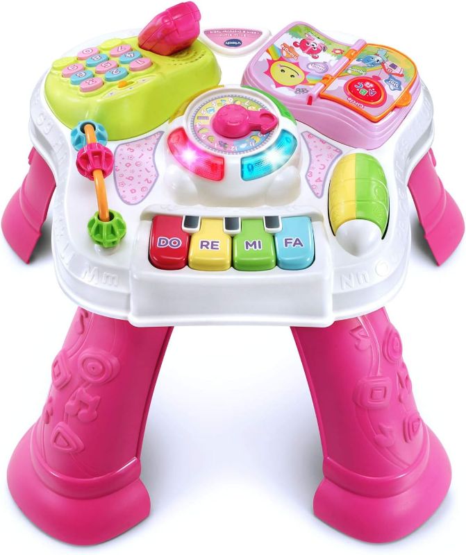 Photo 1 of **PARTS ONLY** **SEE NOTES** VTech Sit-To-Stand Learn and Discover Table, Pink