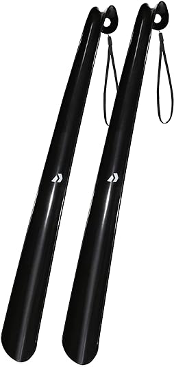 Photo 1 of 3 pack 6 in total Nextnoid Shoe Horn Long Handle for Seniors - 16.5" Straight & Sturdy Long Shoe Horn for Men, Women & Kids
