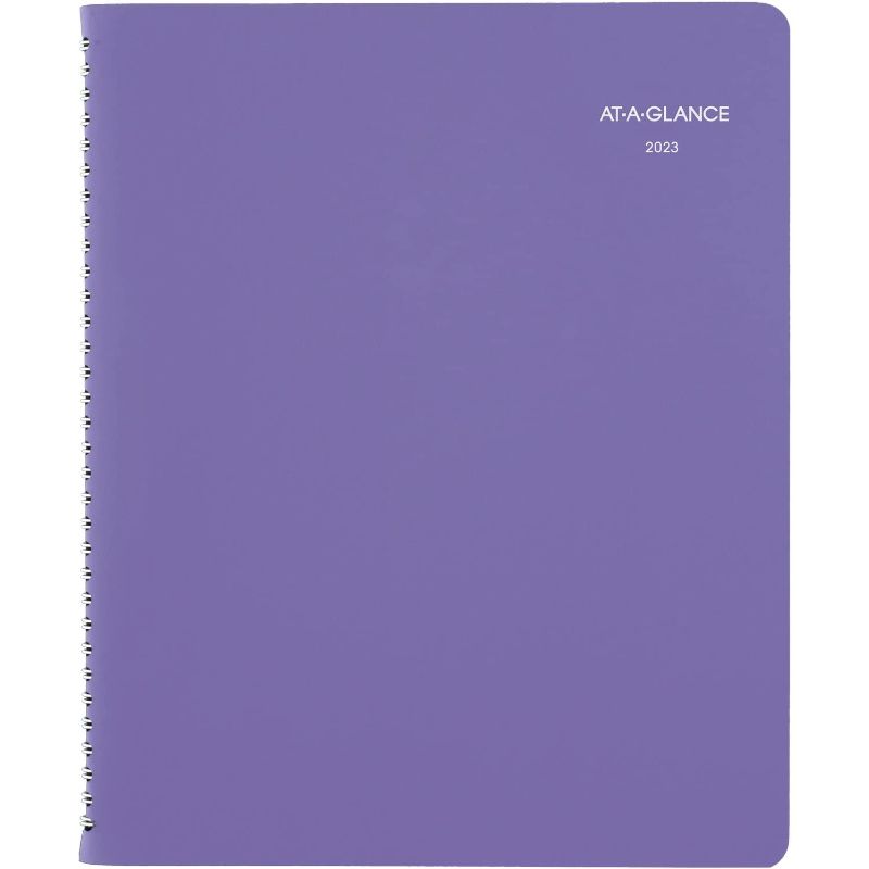 Photo 1 of AT-A-GLANCE 2023 Weekly & Monthly Planner, 8-1/2" x 11", Large, Beautiful Day, Lavender (938P-905) Beautiful Day 2023 Old Edition