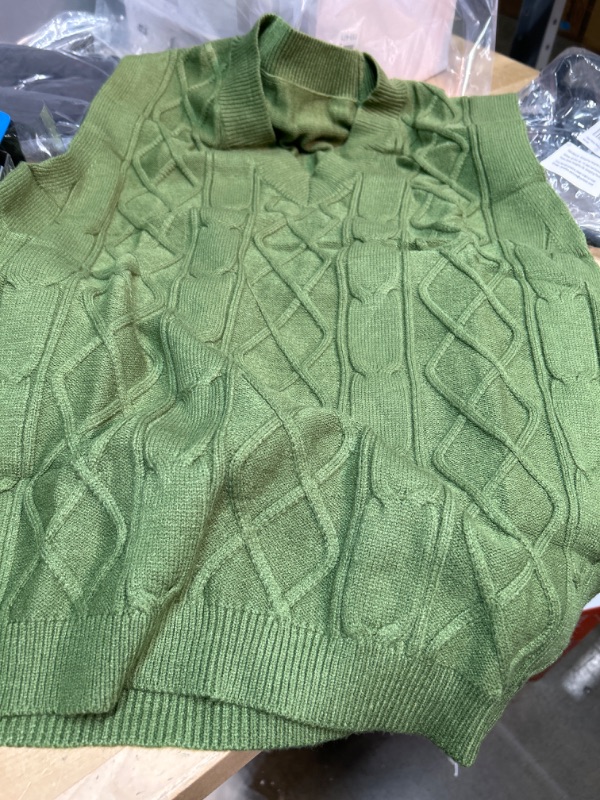 Photo 1 of GREEN MEDIUM WOMENS SWEATER VEST