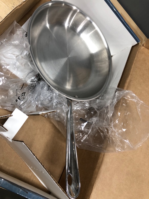 Photo 1 of **MISSING LID**
All-Clad D3 Fry Lid, 10 Inch Pan, Dishwasher Safe Stainless Steel Cookware, Silver, 10-Inch