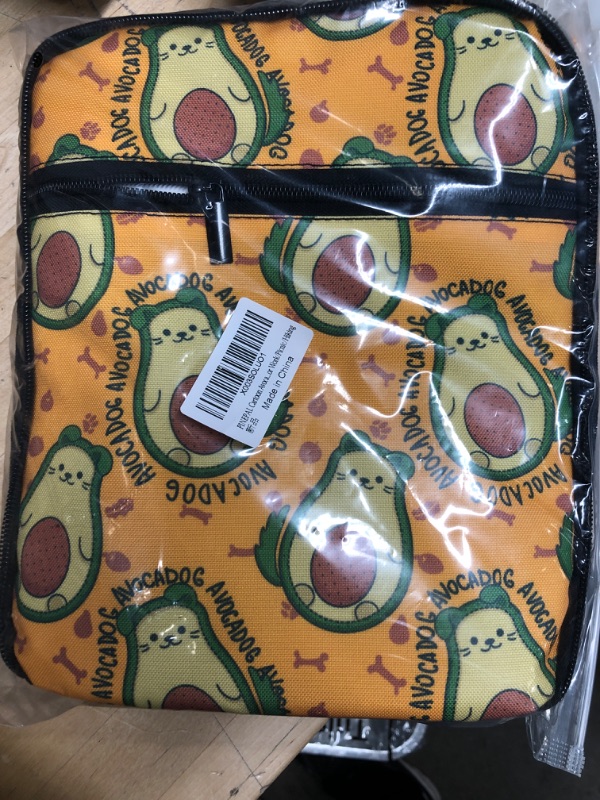 Photo 2 of  Cartoon Avocado Dog Lunch Bag For Women Men Gifts Insulated Lunch Box For Boys Girls Adult Leakproof Thermal Meal Cooler Tote Bag Lunchbox For School/Work/Picnic/Hiking
