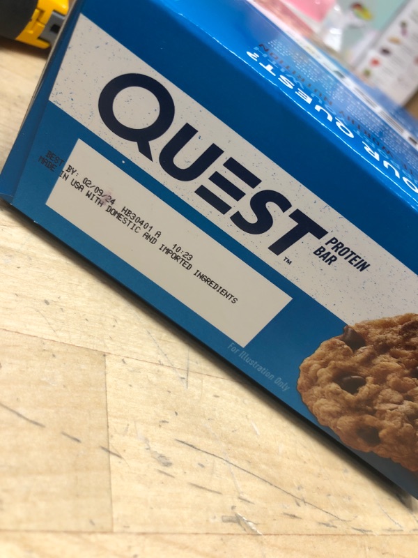 Photo 2 of 02/19/2024
Quest Nutrition Oatmeal Chocolate Chip Protein Bar, High Protein, Low Carb, Gluten Free, Keto Friendly, 12 Count 12 Count S'mores