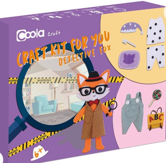 Photo 1 of 2 Coola Crafts for Kid Ages 6-12,3PC Sewing Crafts,Get a Fox Friend,Learn to Make 1 Easy-to-Sew Stuffie with Clothes & Accessories,Art & Craft kit for Kids Ages5,6,7,8,91007734093
X003I9HQQH
