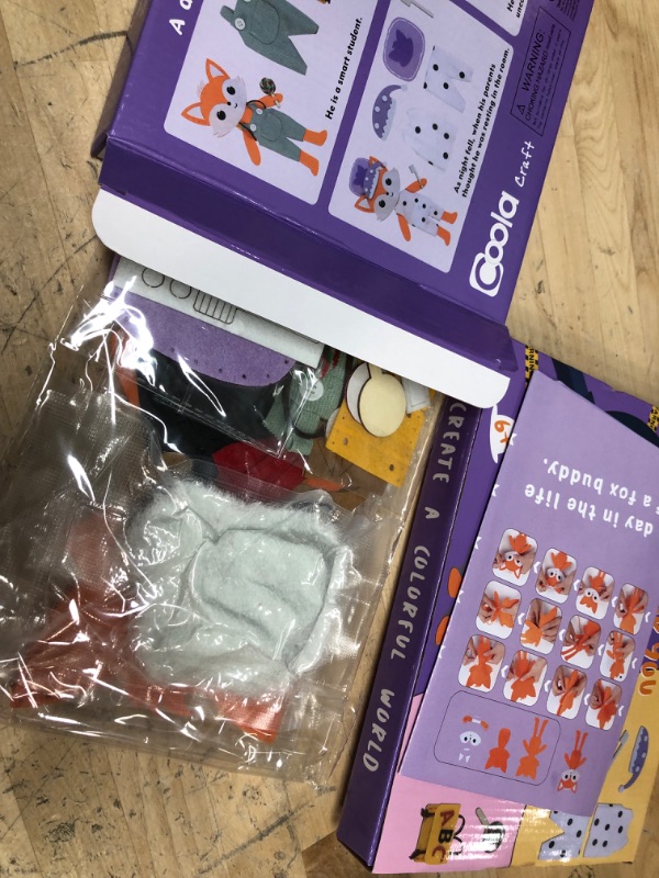 Photo 1 of 2 Coola Crafts for Kid Ages 6-12,3PC Sewing Crafts,Get a Fox Friend,Learn to Make 1 Easy-to-Sew Stuffie with Clothes & Accessories,Art & Craft kit for Kids Ages5,6,7,8,91007734093
X003I9HQQH
