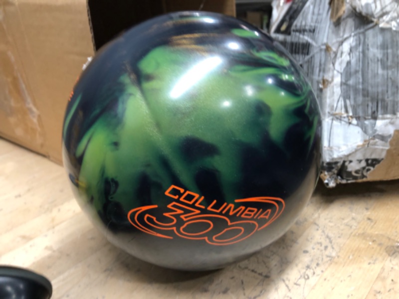 Photo 4 of **BALL IS CHIPPED**
13 LBS Columbia 300 Madness Bowling Ball
