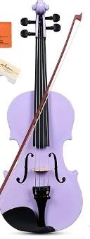 Photo 1 of * incomplete * uner, resin, extra strings, clothe and bridge * 
ADM Acoustic Violin for Kids Beginners, 1/4Size Acoustic Violin