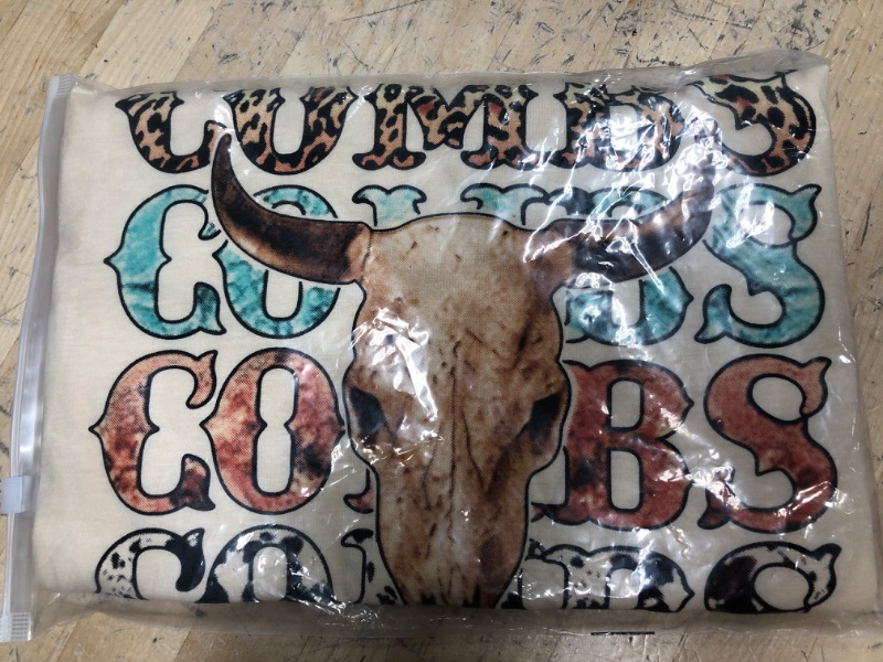 Photo 1 of **TOP DISPLAYS "COMBS" LAST NAME***
Brand: RuDily 4.2  110
Vintage Steer Skull Western T-Shirt Women Country Tops Cute Cowgirl Graphic Cowboy Tees Size small