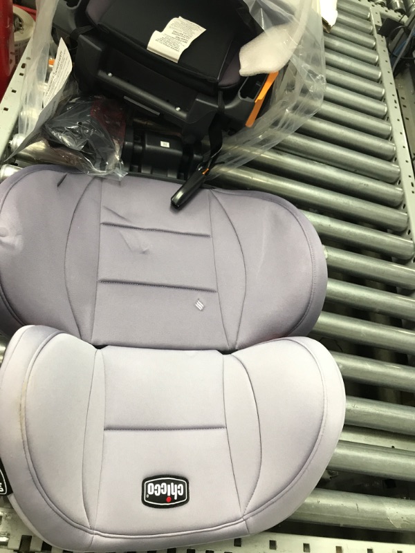 Photo 2 of Chicco KidFit ClearTex Plus 2-in-1 Belt-Positioning Booster Car Seat, Backless and High Back Booster Seat, for Children Aged 4 Years and up and 40-100 lbs. | Lilac/Purple KidFit Plus with ClearTex® No Chemicals Lilac/Purple