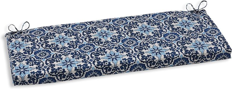 Photo 1 of 
Pillow Perfect Outdoor/Indoor Woodblock Cushion, 1 Count (Pack of 2), Blue
Style: Cushion