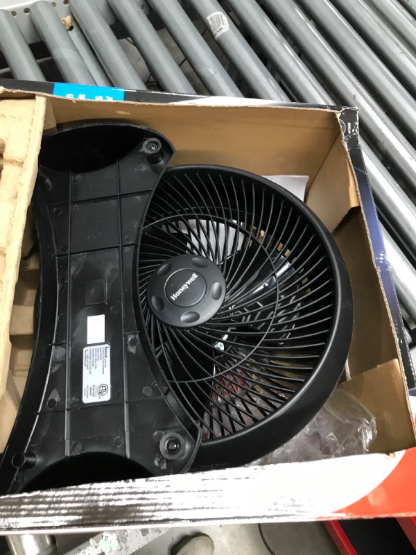 Photo 1 of 12 in. 3 Speed Whole Room Circulator Floor Fan