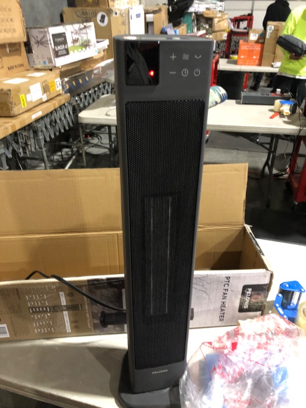 Photo 4 of *MISSING REMOTE*
PELONIS 30” Ceramic Tower Space Heater with Adjustable Thermostat Black