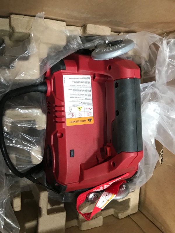 Photo 2 of **PARTS ONLY**
WARN 885000 PullzAll Corded 120V AC Portable Electric Winch with Steel Cable: 1/2 Ton (1,000 Lb) Pulling Capacity , Red